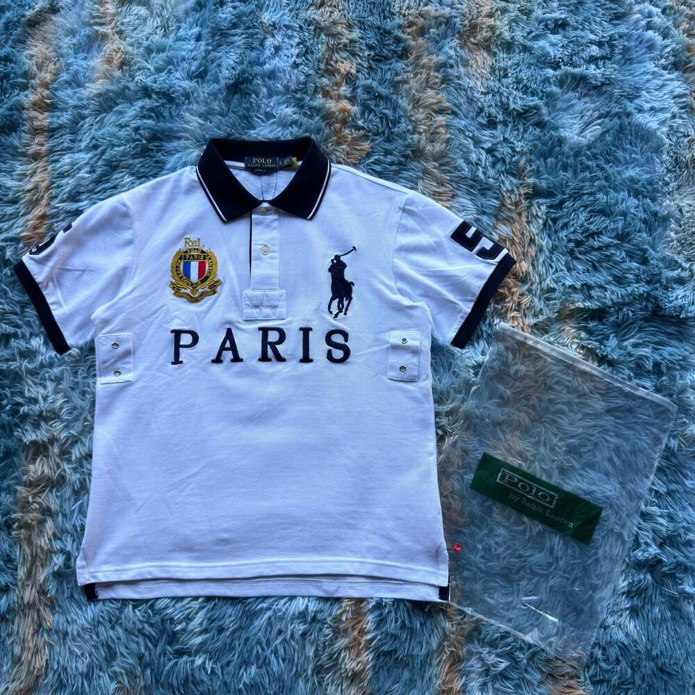 Polo Ralph Lauren Paris France #5 Big Pony Crest Polo Shirt
